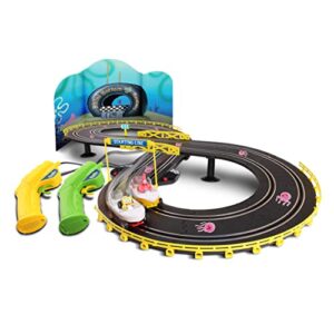 NKOK SpongeBob Hot Rod Boat Slot Car Race Set 2531, Contains 8 Feet of Track, Dual Players, Great Item for Kids to Play with, Features a Lap Counter, Ages 6 and up