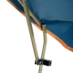 Quik Shade MAX Shade Relaxing Chair With Cup Holders, Foldable, Aluminum, Blue