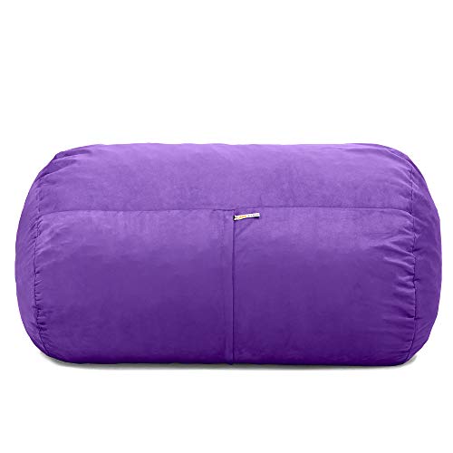 Jaxx Sofa Saxx Bean Bag Lounger, 4-Feet, 4', Grape