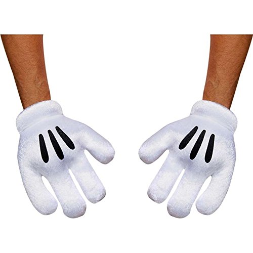 Disguise Costumes Mickey Mouse Gloves, Adult