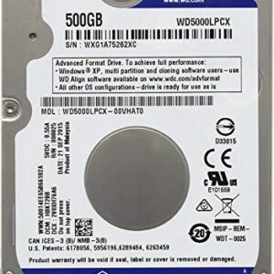 Western Digital 500GB 2.5" Playstation 3/Playstation 4 Hard Drive (PS3 Fat, PS3 Slim, PS3 Super Slim, PS4)