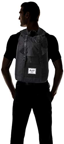 Herschel Retreat Backpack, Black/Black, Classic 19.5L