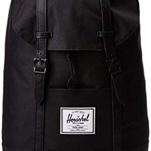 Herschel Retreat Backpack, Black/Black, Classic 19.5L