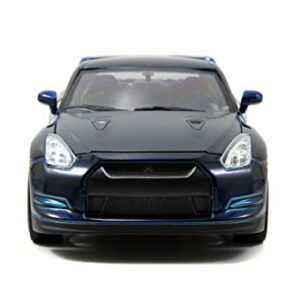 Fast & Furious Nissan GTR Blue 1:24 Diecast By Jada Toys