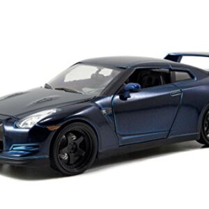 Fast & Furious Nissan GTR Blue 1:24 Diecast By Jada Toys