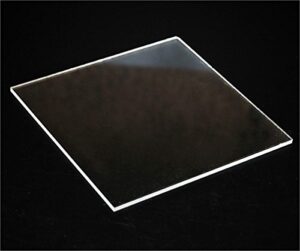 clear acrylic plexiglas sheet 24" x 24"- 1/8" thick.