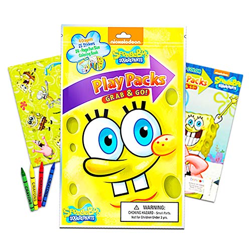 SpongeBob SquarePants Coloring and Activity Book Set with Stickers (2 Books and Play Pack)