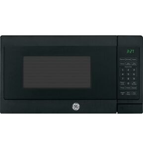 ge countertop microwave oven | 0.7 cubic feet capacity, 700 watts | kitchen essentials for the countertop | black