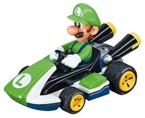 carrera 64034 mario kart - luigi 1:43 scale analog slot car vehicle for go!!! electric and battery slot car racing track sets for unisex,children