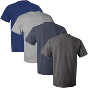 Fruit of the Loom Men's Crew Neck T-Shirt (Pack of 4), Assorted, Medium