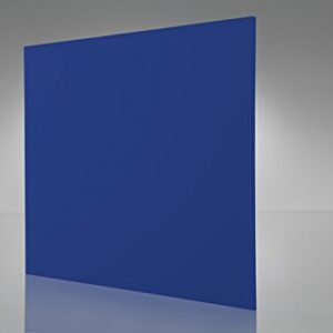 Blue Acrylic 2424 Plexiglas Sheet 12" X 24"- 1/8"thick Transparent 7% We Customer Sizes