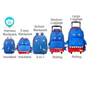 yodo Kids Insulated Toddler Backpack with Leash Safety Harness Lunch Bag