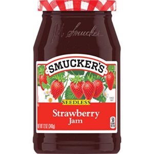 smucker's seedless strawberry jam, 12 ounces