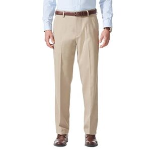 Dockers Men's Relaxed Fit Comfort Pants, British Khaki, 38W x 32L