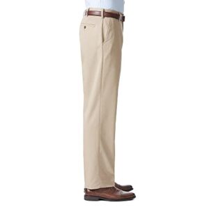 Dockers Men's Relaxed Fit Comfort Pants, British Khaki, 38W x 32L