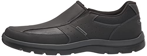 Rockport Men's Get Your Kicks Slip-On Black Loafer 9.5 W (EE)-9.5 W