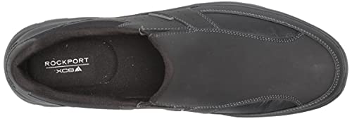 Rockport Men's Get Your Kicks Slip-On Black Loafer 9.5 W (EE)-9.5 W