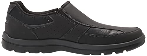 Rockport Men's Get Your Kicks Slip-On Black Loafer 9.5 W (EE)-9.5 W