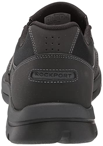 Rockport Men's Get Your Kicks Slip-On Black Loafer 9.5 W (EE)-9.5 W