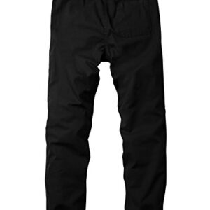 Match Men's Loose Fit Chino Washed Jogger Pant (36, 6535 Black)