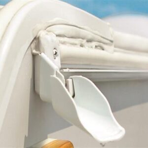 Camco Gutter Extensions - White - Set of 4 (2 Left/2 Right)