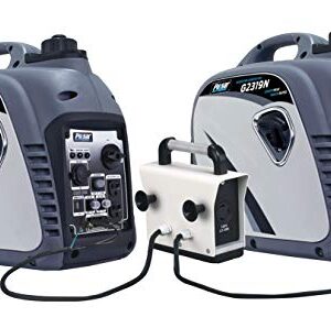 Pulsar G2319N 2,300W Portable Gas-Powered Inverter Generator with USB Outlet & Parallel Capability, CARB Compliant, Gray