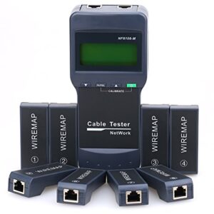 nf-8108-m multifunction network lan phone cable tester meter cat5 rj45 mapper 8 pc far end test