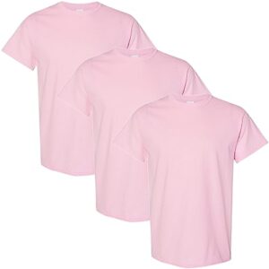 gildan mens heavy cotton 5.3 oz. t-shirt(g500)-light pink-l-3pk