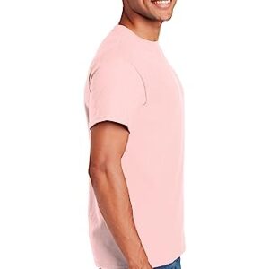 Gildan mens Heavy Cotton 5.3 oz. T-Shirt(G500)-LIGHT PINK-L-3PK