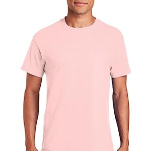 Gildan mens Heavy Cotton 5.3 oz. T-Shirt(G500)-LIGHT PINK-L-3PK