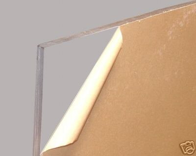 Clear Acrylic Plexiglas Sheet , 1/4" Thick, 24" X 48"