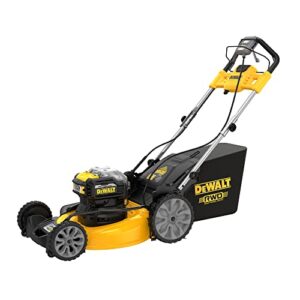 dewalt 20v max lawn mower, cordless, rear wheel drive, self-propelled with batteries & charger (dcmwsp255y2)