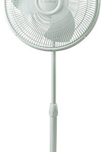 Lasko 2520 Oscillating Stand Fan,White 16 Inch