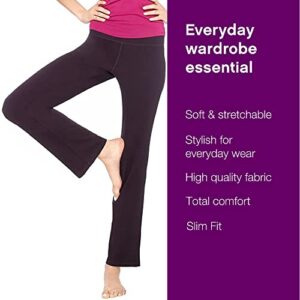 No nonsense Women's Sport Yoga Pant, Black, X-Large