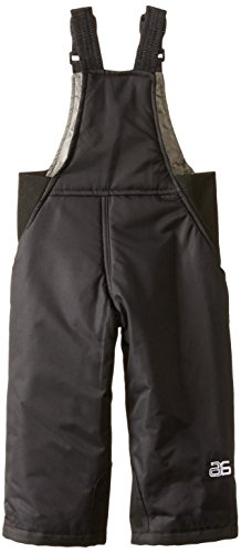 Arctix Infant/Toddler Chest High Snow Bib Overalls, Black, 18 Months