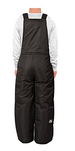 Arctix Infant/Toddler Chest High Snow Bib Overalls, Black, 18 Months