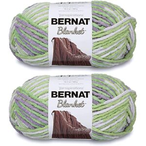 bernat blanket big ball yarn (2-pack) lilac leaf 161110-10240