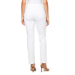 Gloria Vanderbilt Women's Amanda Classic High Rise Tapered Jean, Vintage White, 18 Regular