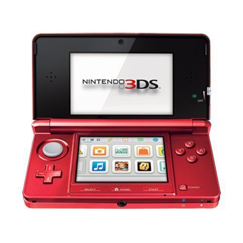 Nintendo 3DS Handheld System - Flame Red (Renewed)