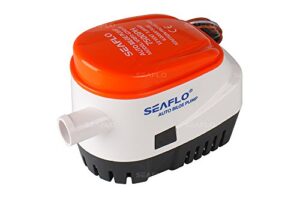 seaflo automatic submersible boat bilge water pump 12v auto with float switch-new 750gph 4 year warranty!