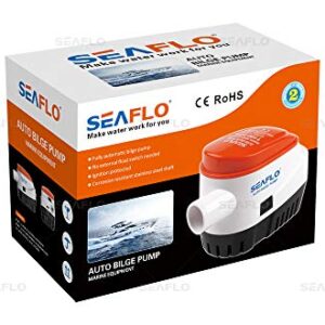 SEAFLO Automatic Submersible Boat Bilge Water Pump 12v Auto with Float Switch-New 750gph 4 Year Warranty!