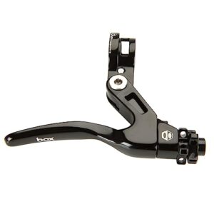 Box One Genius BMX Brake Lever - Mid Reach Black Lever for Precision Control and Safety | Compatible with Rear Brake BMX, BMX Brake Kit Components