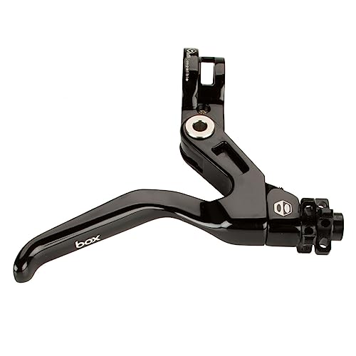 Box One Genius BMX Brake Lever - Mid Reach Black Lever for Precision Control and Safety | Compatible with Rear Brake BMX, BMX Brake Kit Components