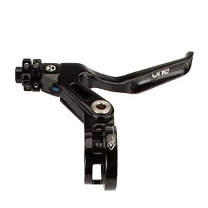 Box One Genius BMX Brake Lever - Mid Reach Black Lever for Precision Control and Safety | Compatible with Rear Brake BMX, BMX Brake Kit Components