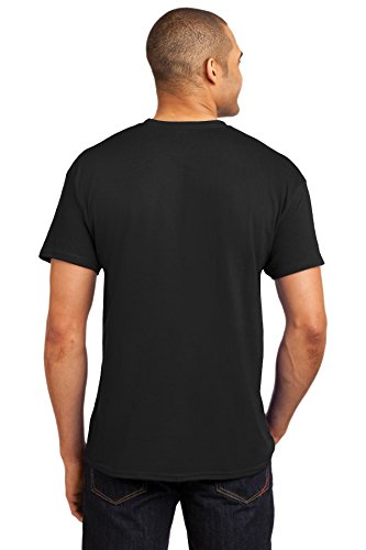 Hanes Mens Tagless 100% Cotton T-Shirt, XL, Blk