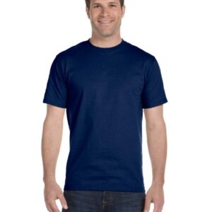 Gildan Men's DryBlend 50 Cotton/50 Poly T-Shirt Navy Large