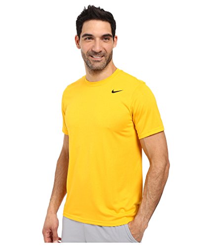 NIKE Men's Dry Legend 2 Tee, University Gold/Black/Black, Medium