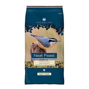 blue seal neat feast wild bird seed | convenient shell-free mix | attracts wide variety of birds | 8 pound bag