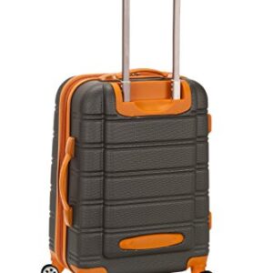 Rockland Melbourne Hardside Expandable Spinner Wheel Luggage, Charcoal, Carry-On 20-Inch