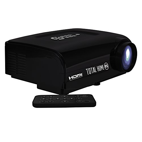 Total HomeFX 800 Series Projector Kit with Pre-Loaded Seasonal and Holiday Videos, Remote Control, Tripod, Projection Screen, and HDMI Capable (75050)